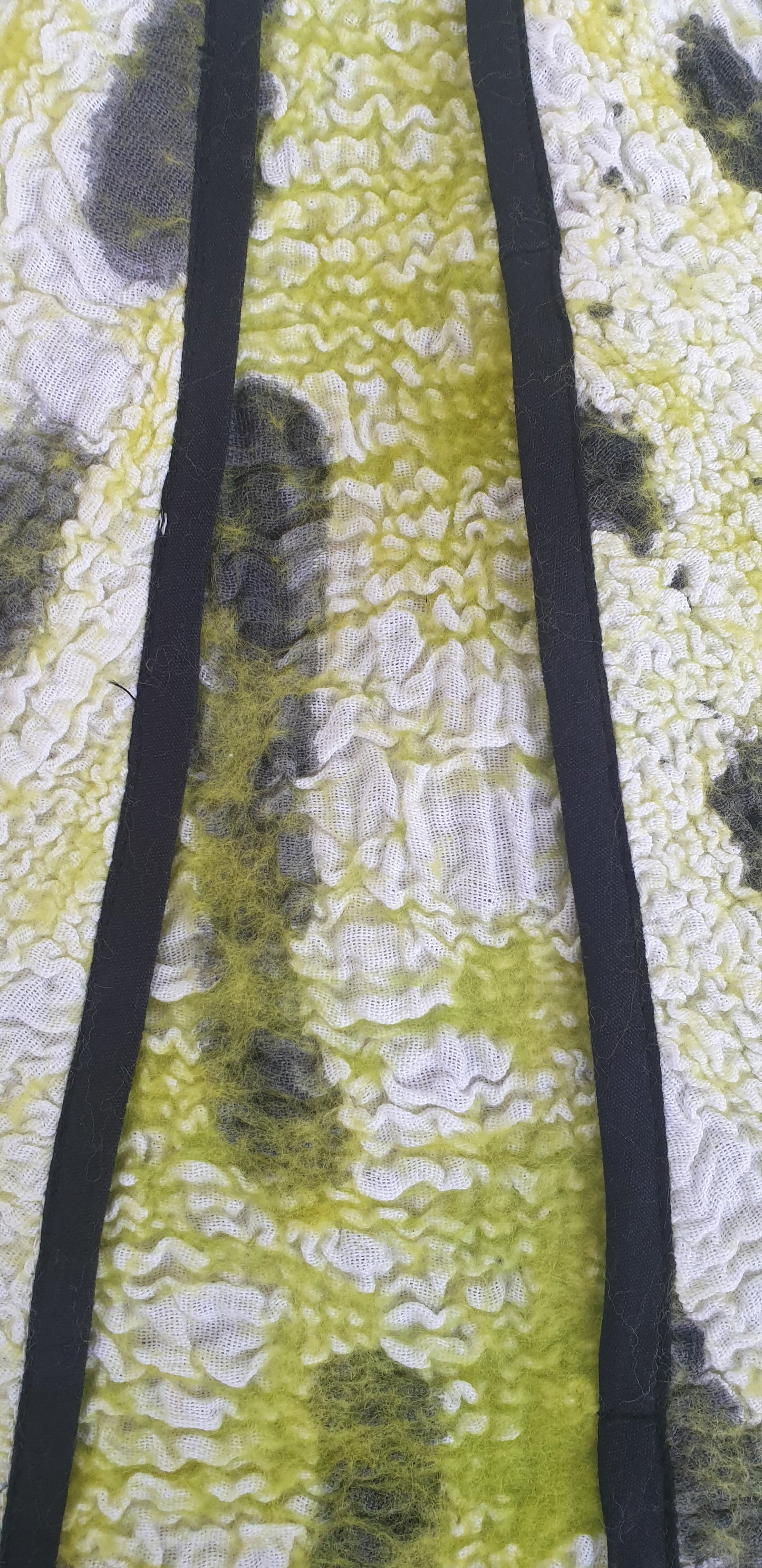 Artisanal Felted Lumo Wool Tailored Umbrella Dress