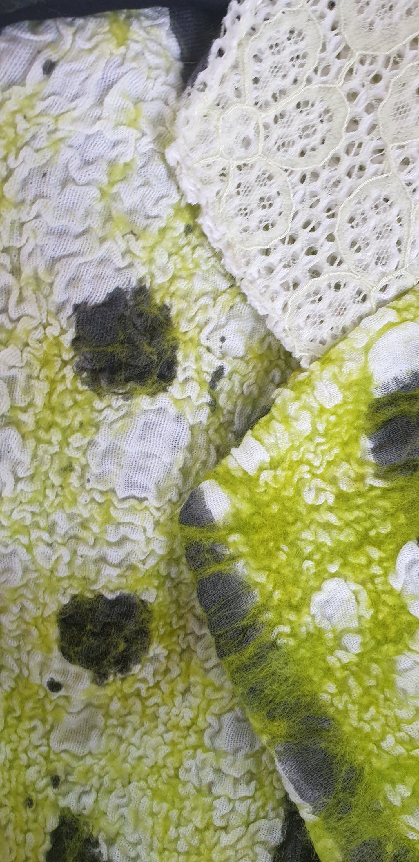 Artisanal Felted Lumo Wool Tailored Umbrella Dress