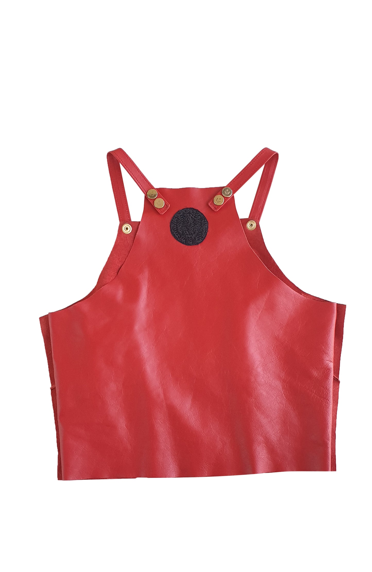 Leather Lightning Top