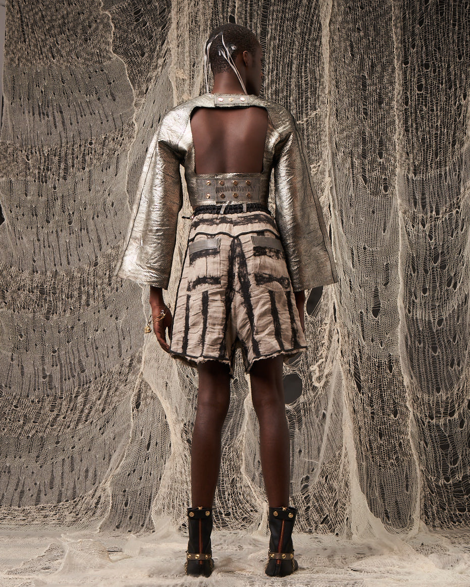 Artisanal Felted Signature Shorts