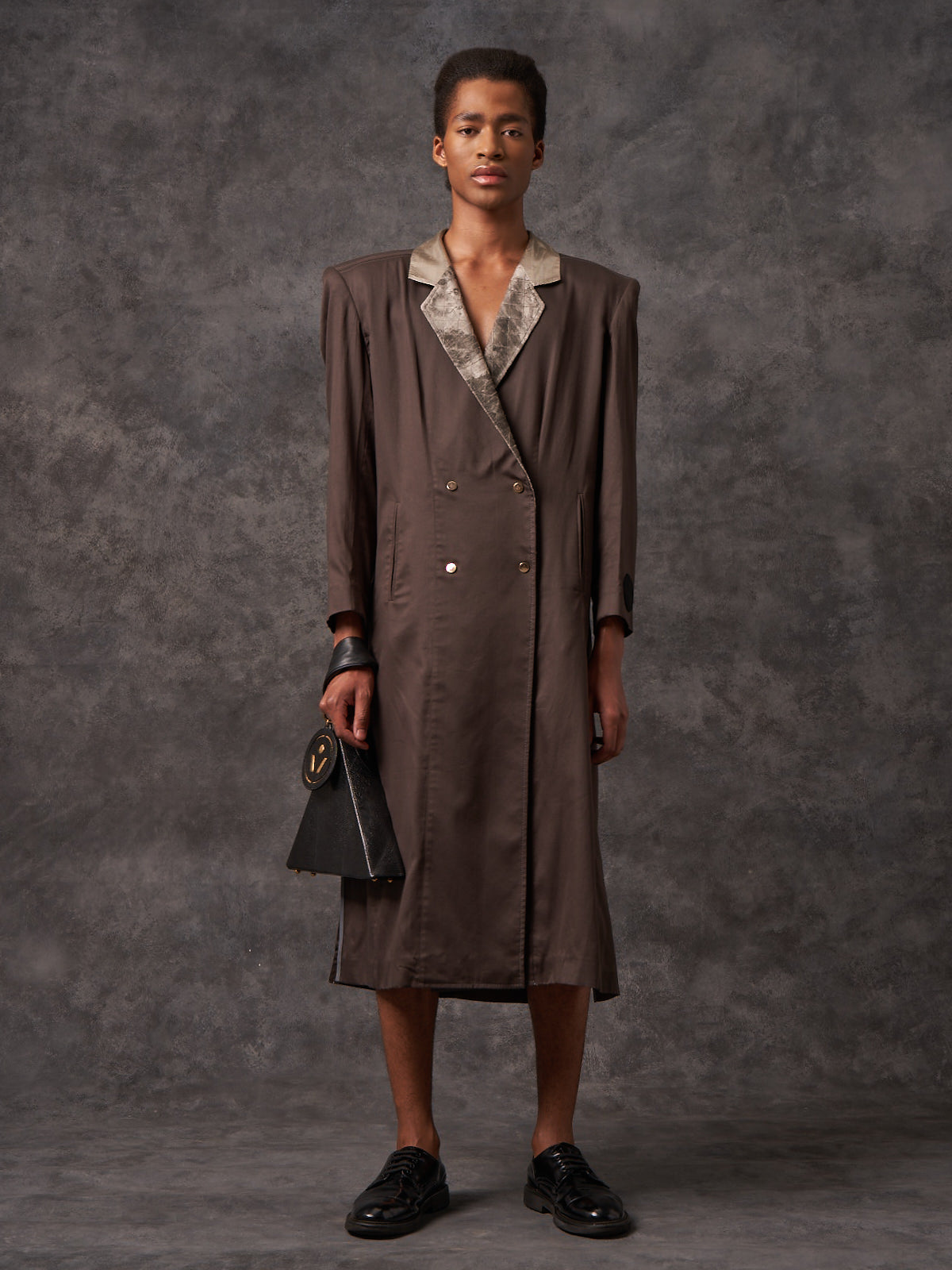 Anthracite Double Breasted Jacket