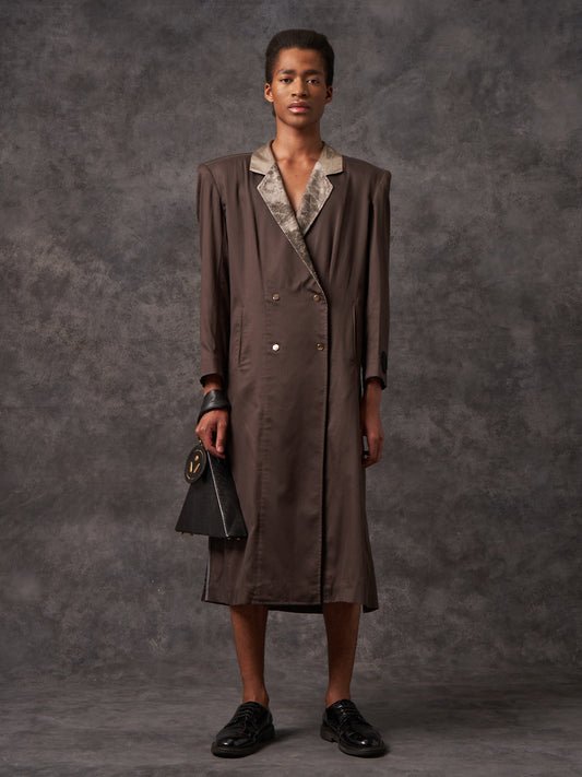 Anthracite Double Breasted Jacket