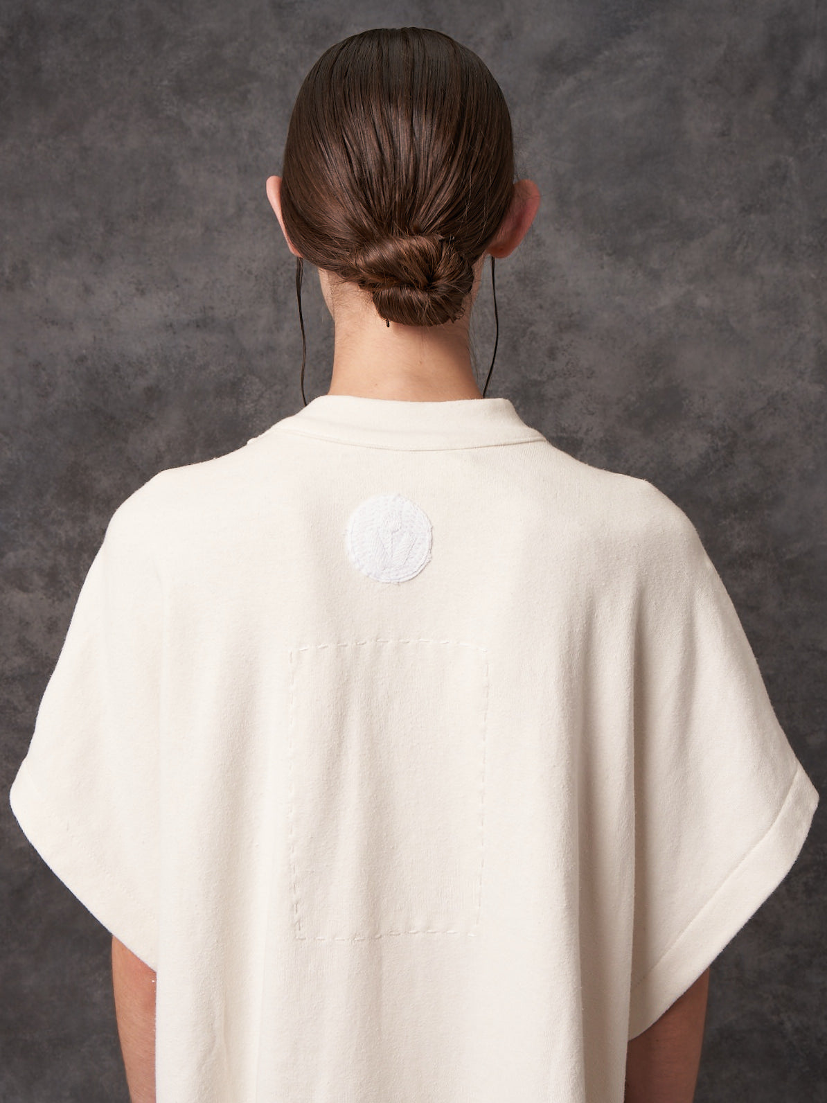 Ecru Organic Hemp Origami Popper T-shirt