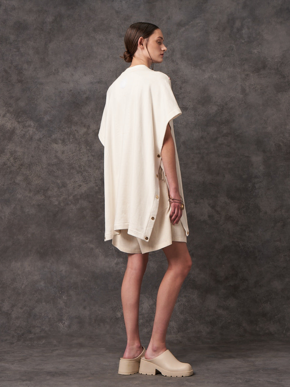 Ecru Organic Hemp Origami Popper T-shirt