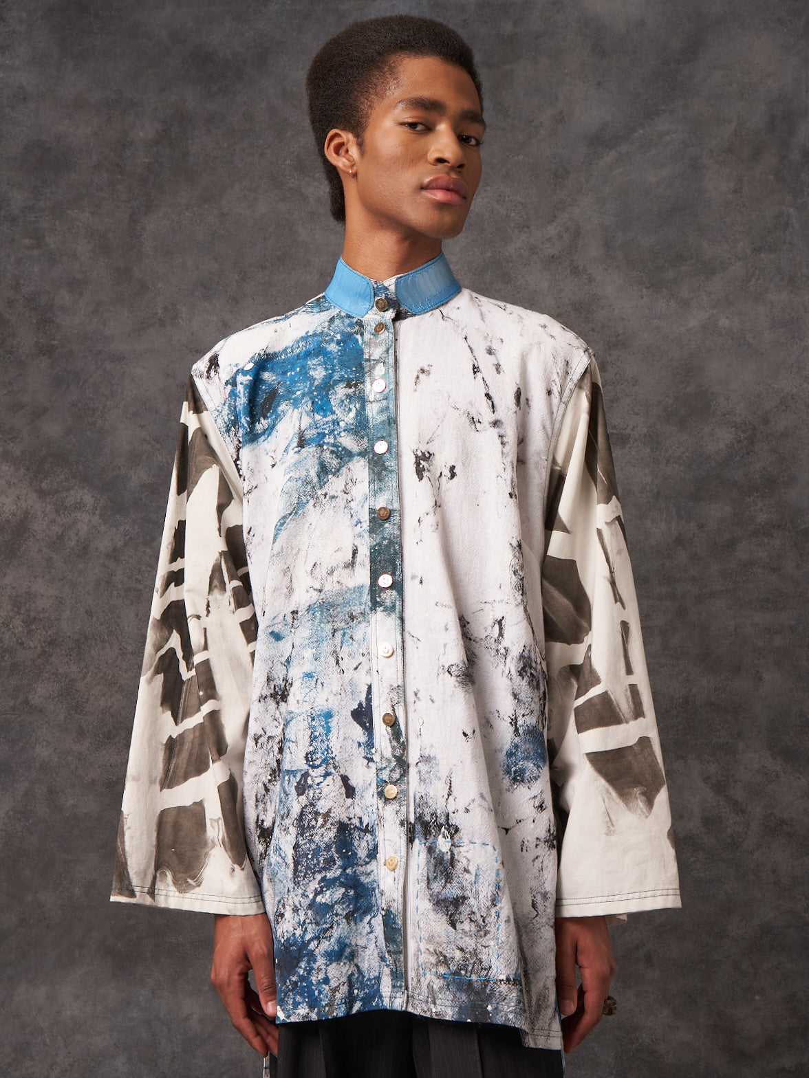 Hand Painted Galaxy Artist Shirt
