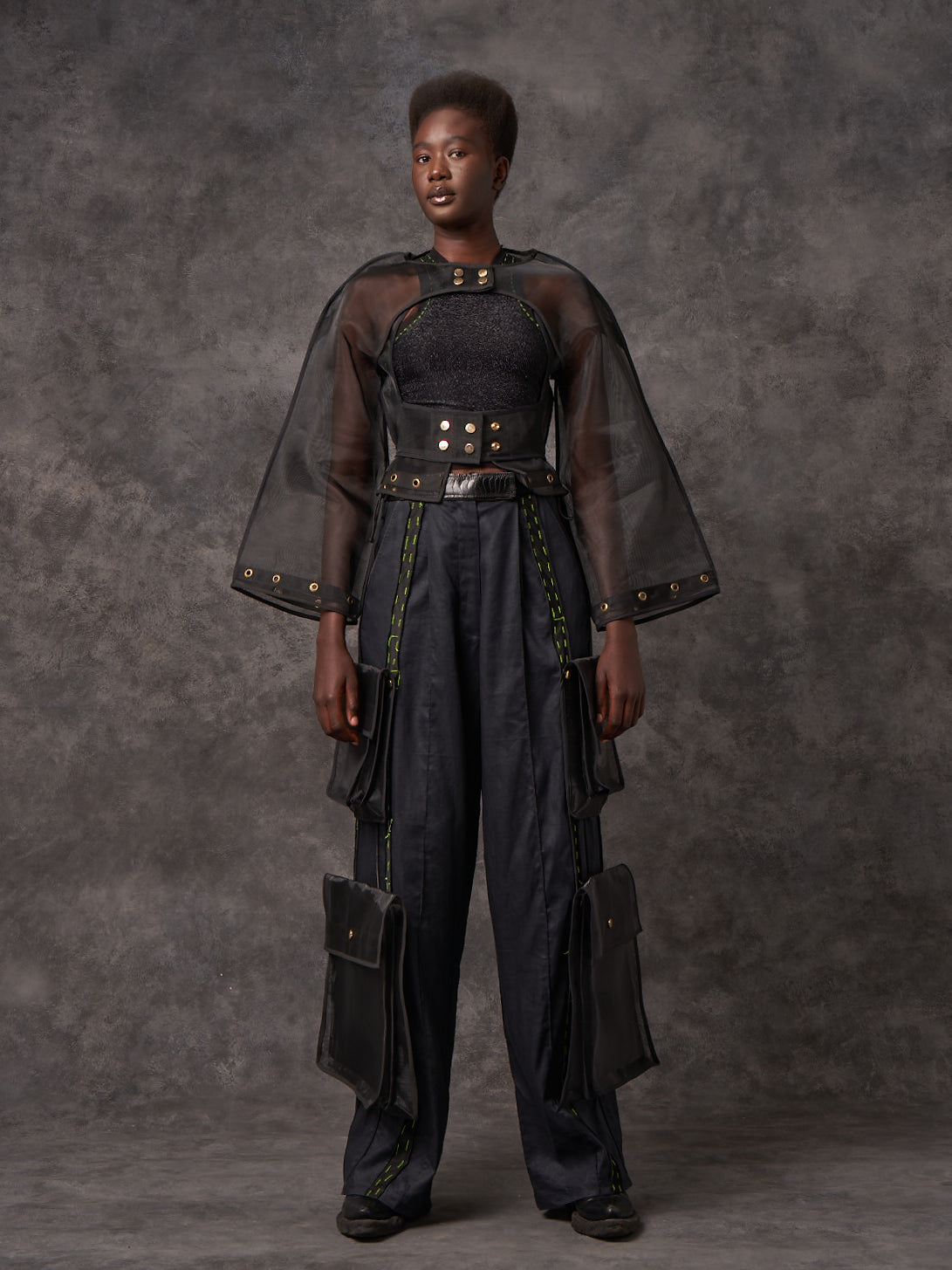 Zibbon Harness With Eyelets And Cargo Pocket Backpack