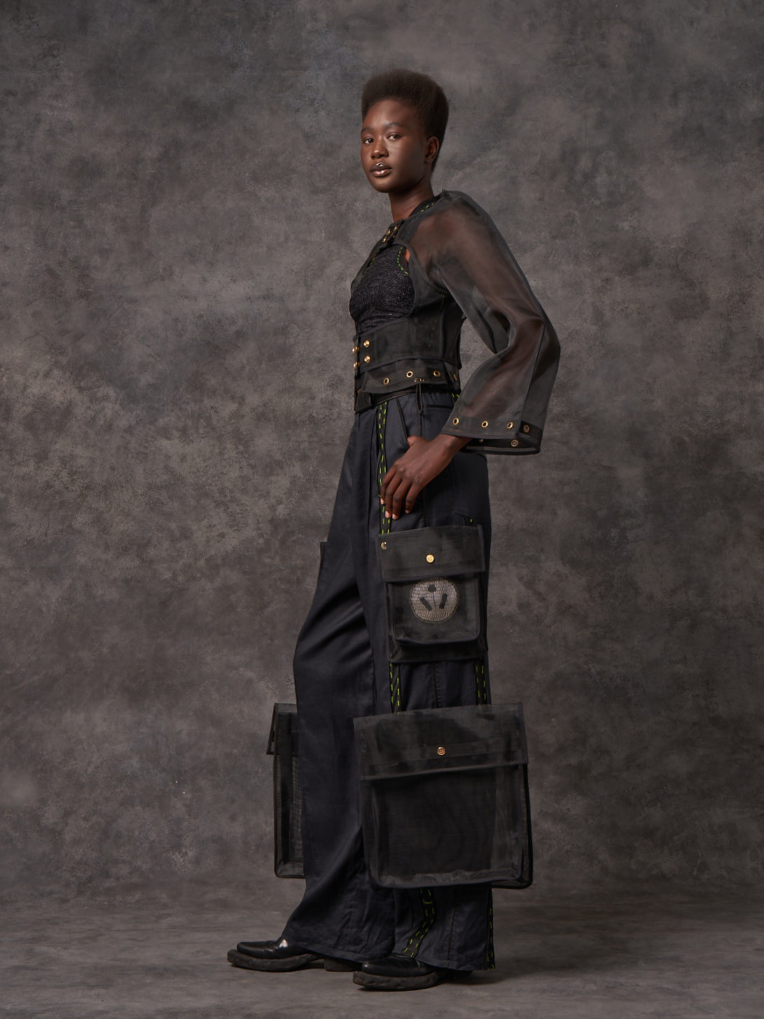 Zibbon Harness With Eyelets And Cargo Pocket Backpack