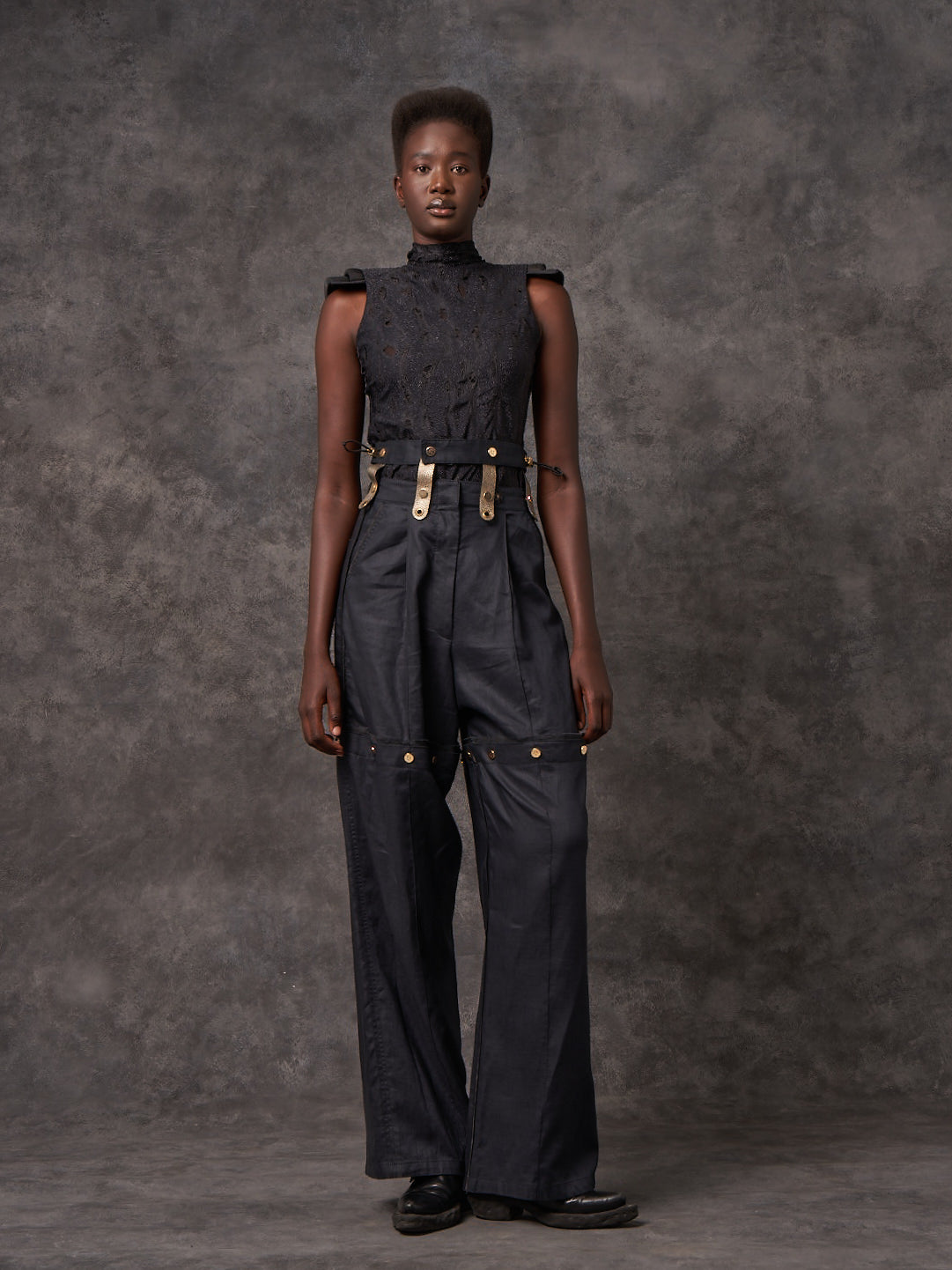 Racy Bolt Poloneck Top