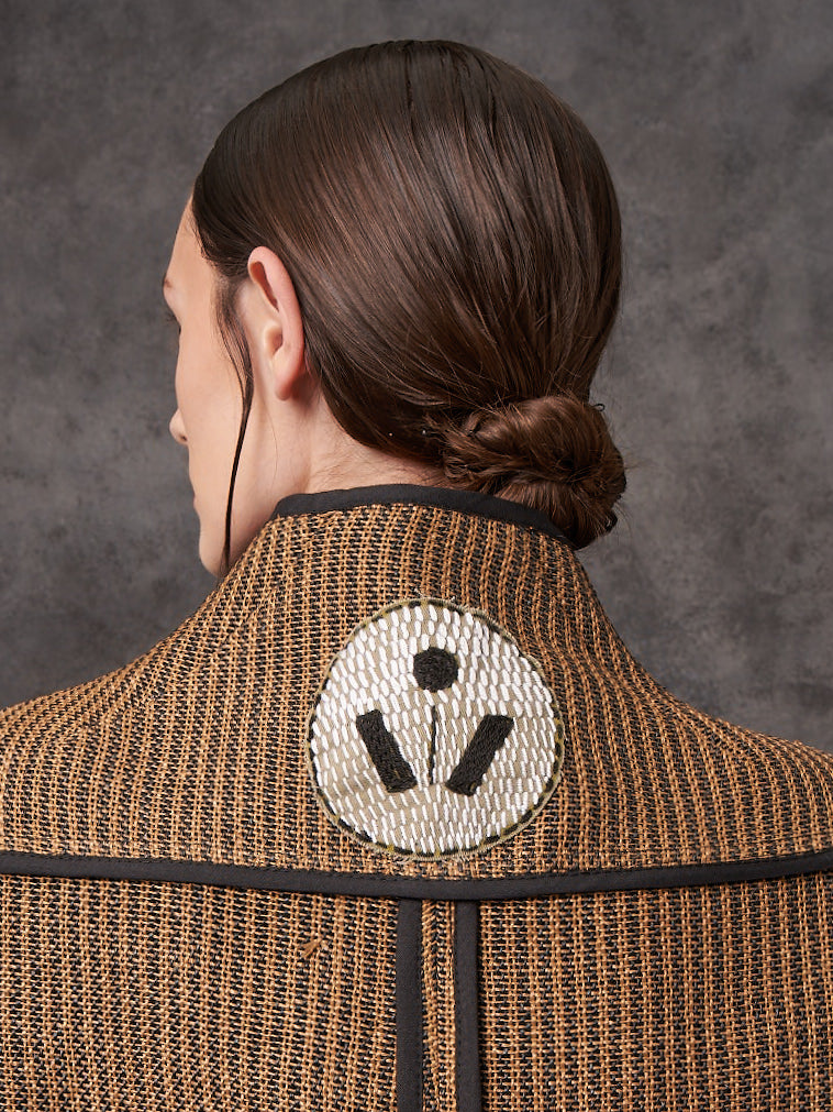 Raffia Sun Umbrella Dress