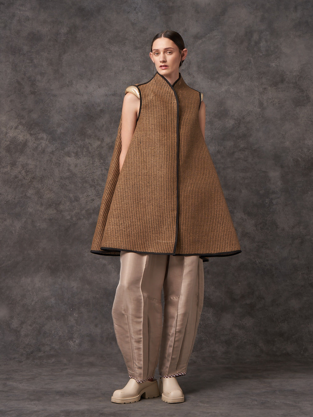 Raffia Sun Umbrella Dress