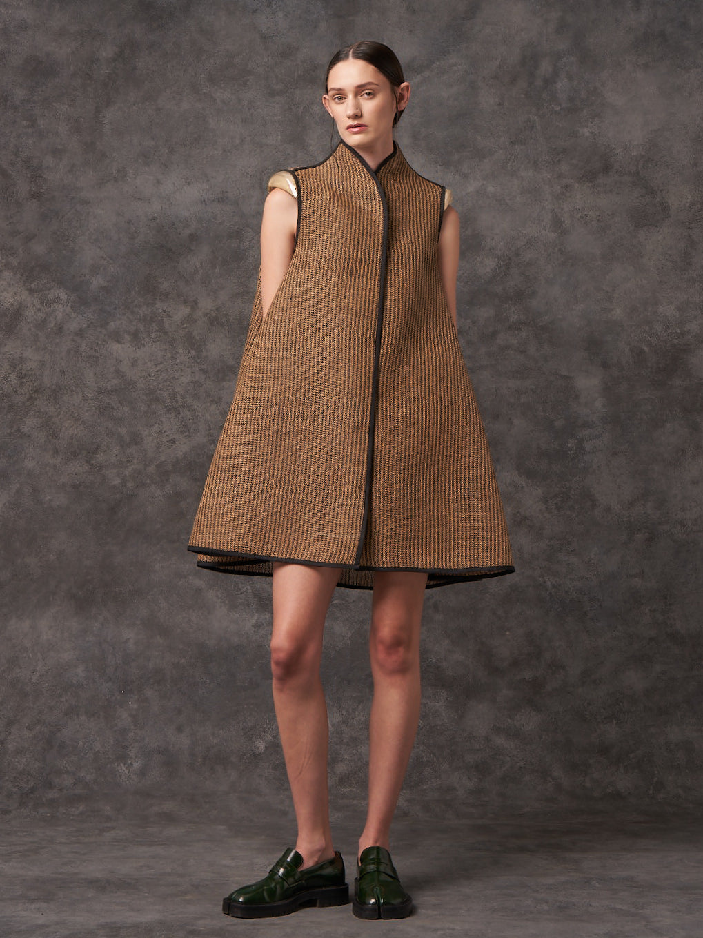 Raffia Sun Umbrella Dress