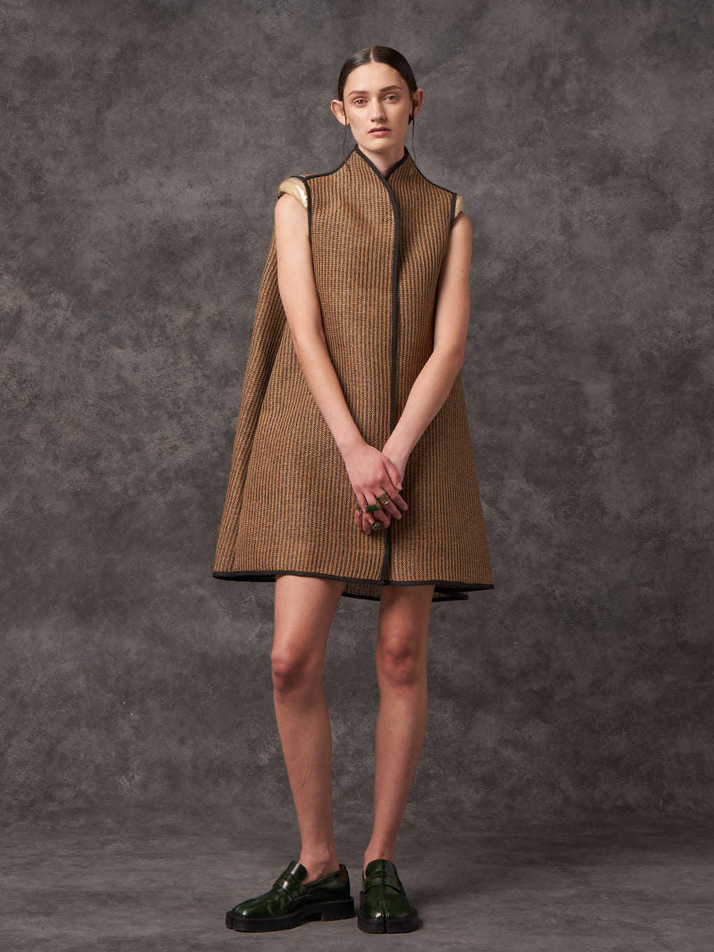 Raffia Sun Umbrella Dress