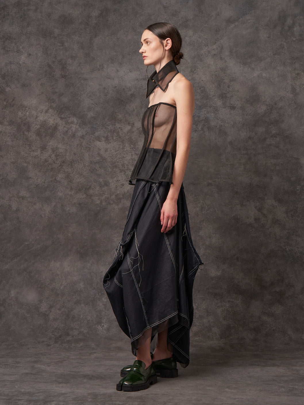 Deconstructed Market Bag Skirt