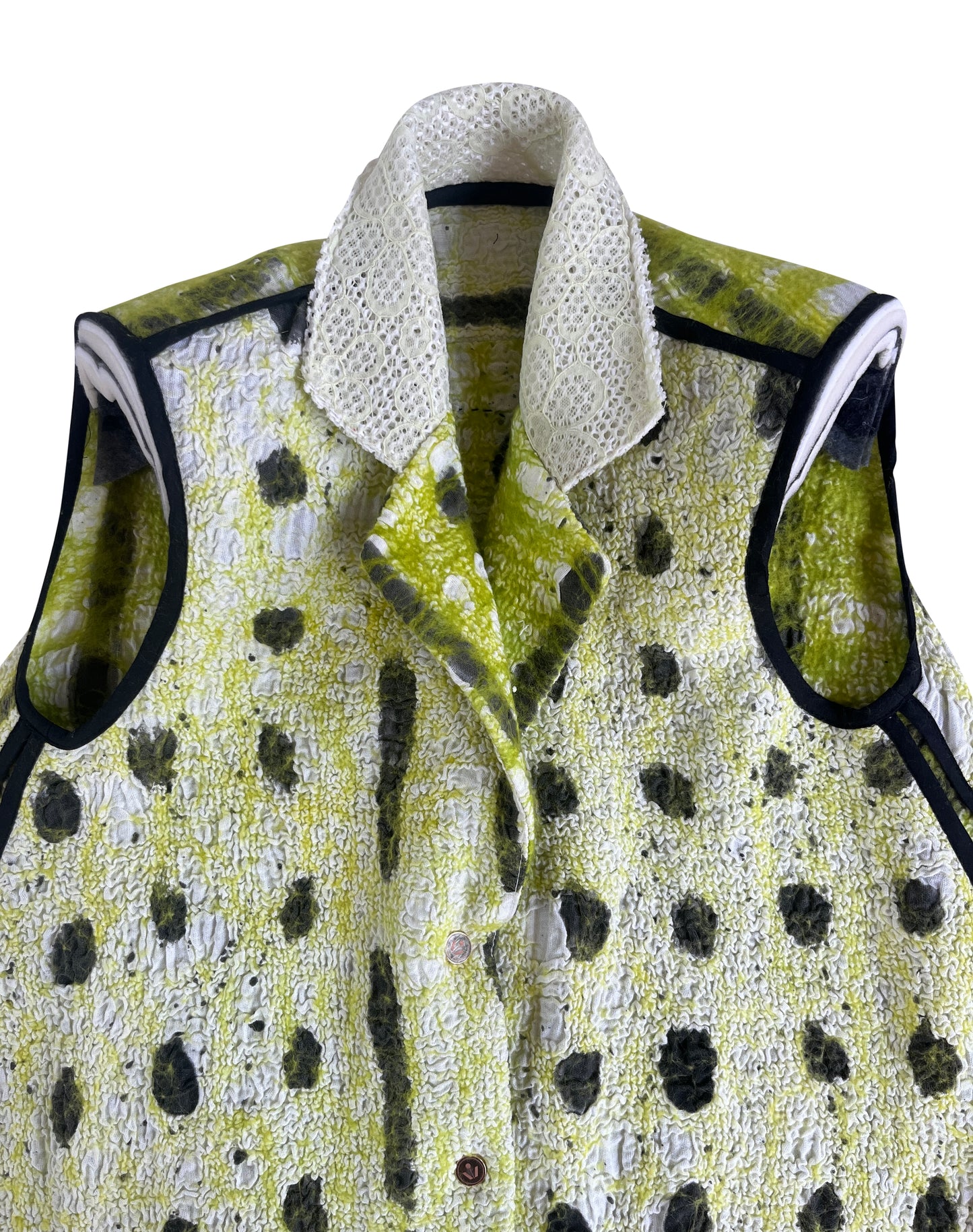 Artisanal Felted Lumo Wool Tailored Umbrella Dress