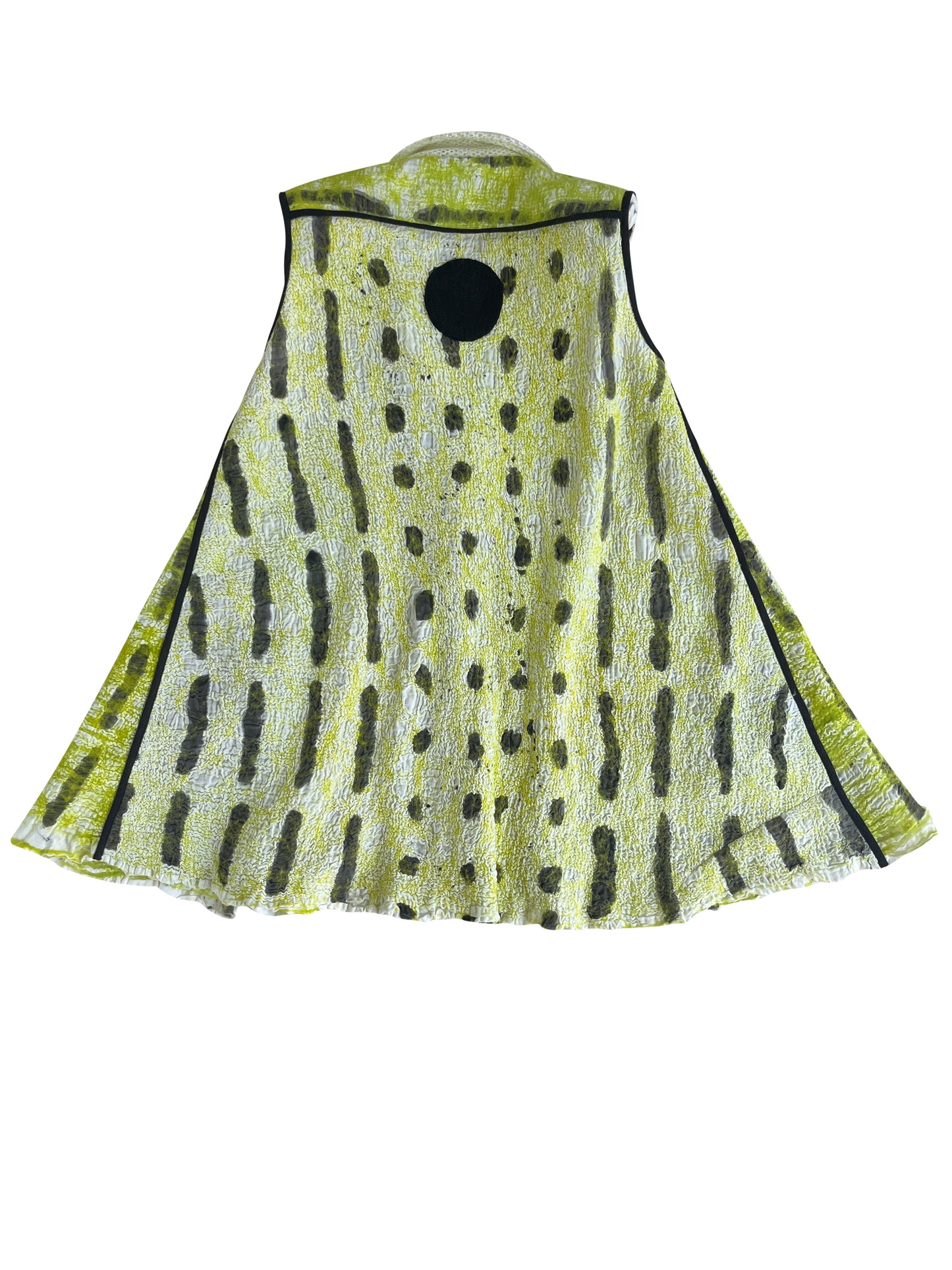 Artisanal Felted Lumo Wool Tailored Umbrella Dress