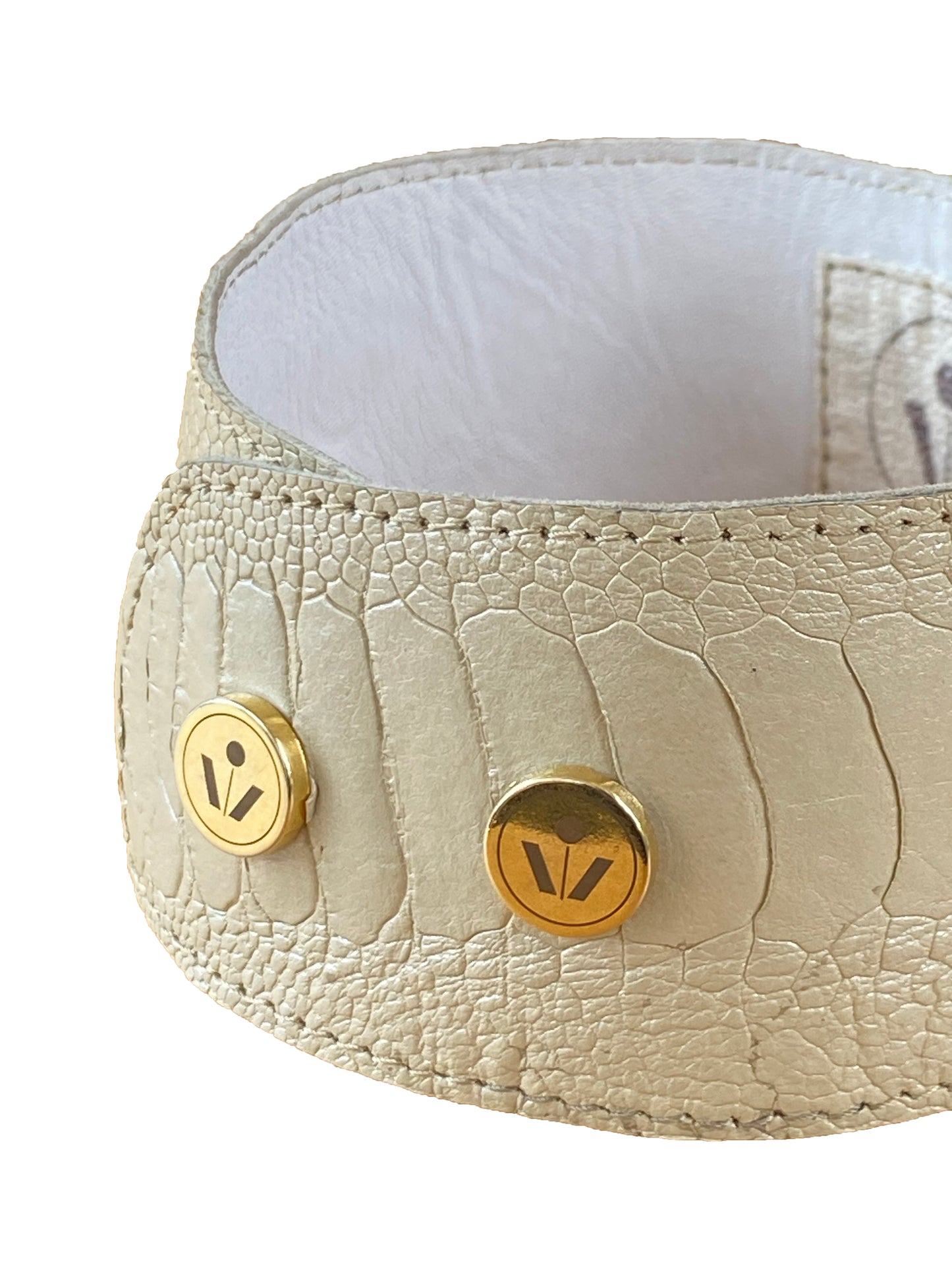 Deadstock Ostrich Leather Collar