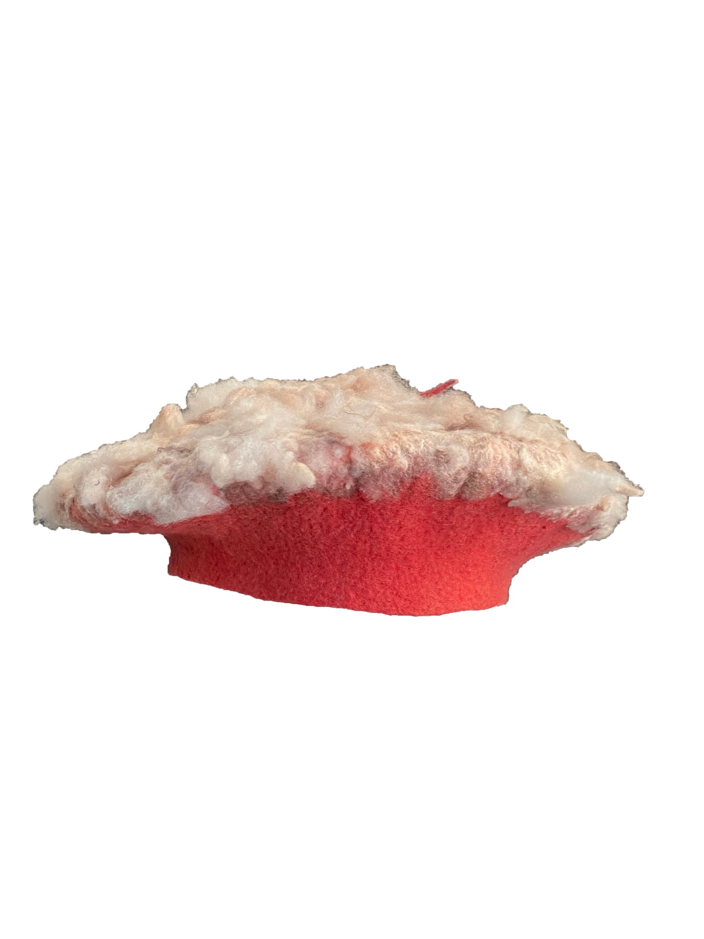 Artisanal Hand-FELTED Beret in Pure Wool