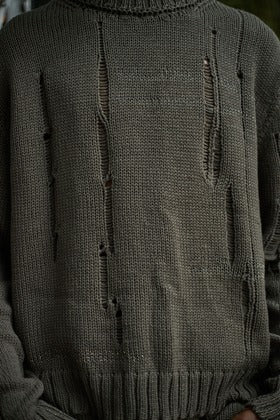Artisanal 100% South African Merino Wool Glistering Knitted Jumper