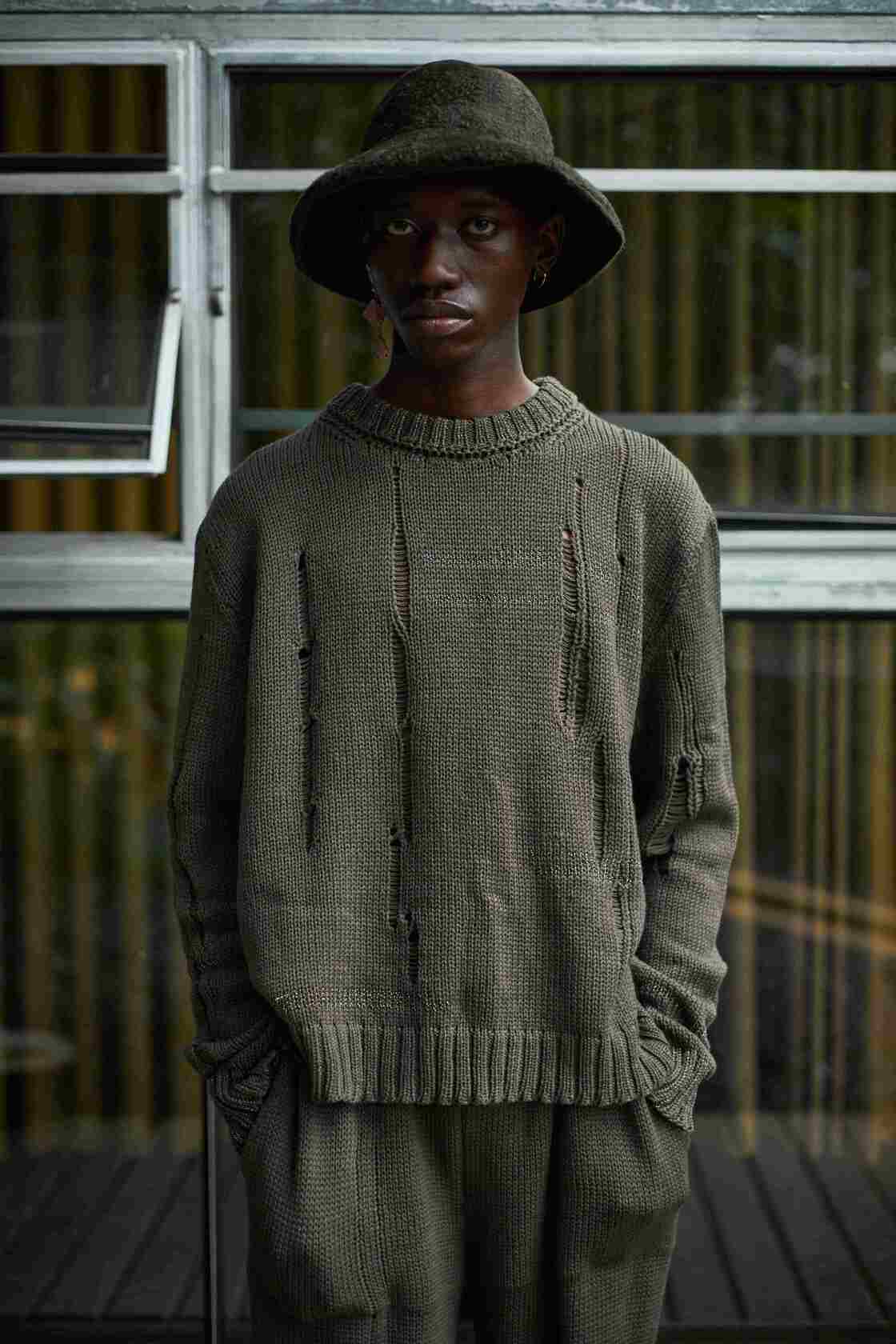 Artisanal 100% South African Merino Wool Glistering Knitted Jumper