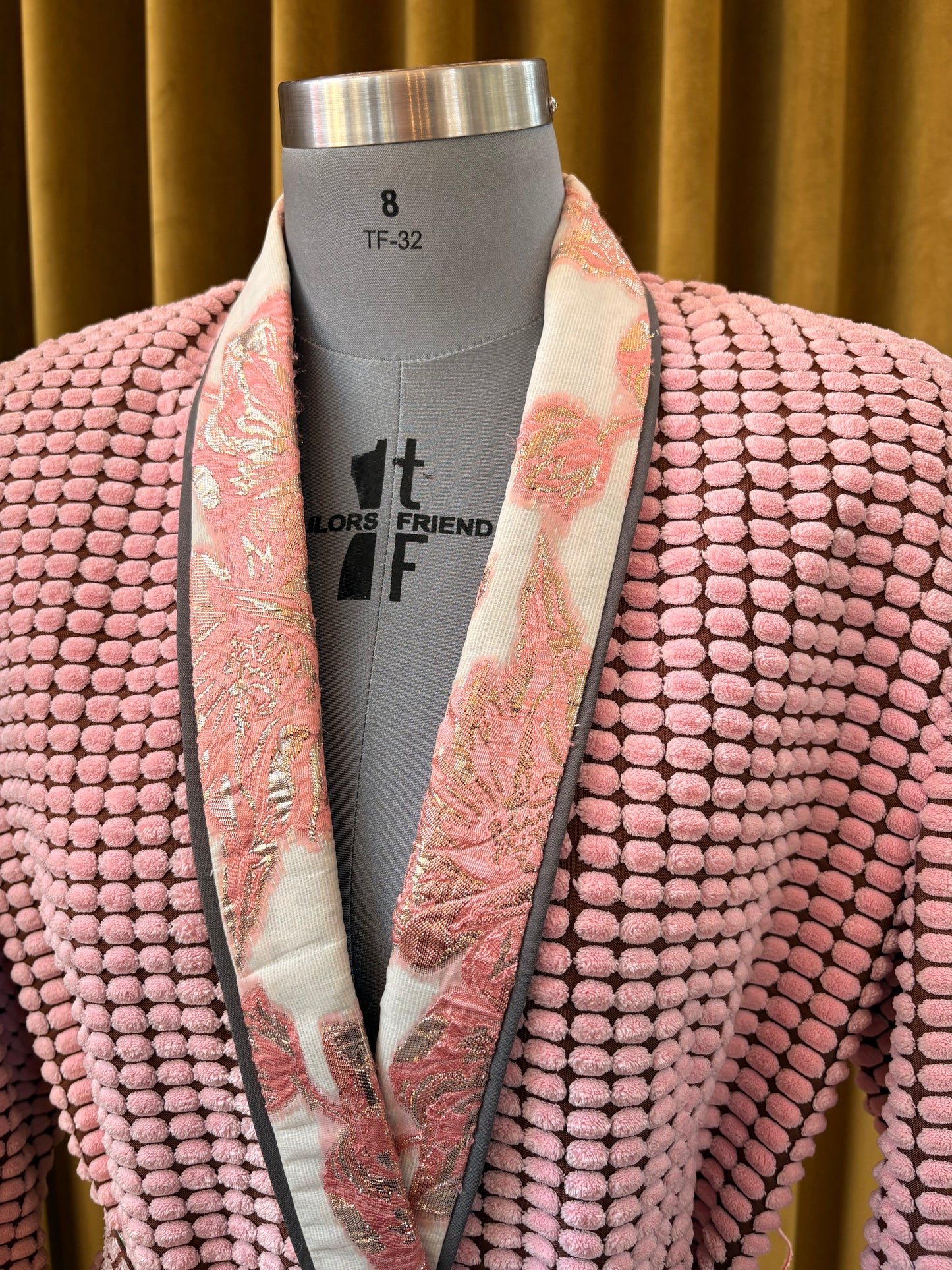 Pink Pod Pyjama Wrap Blazer
