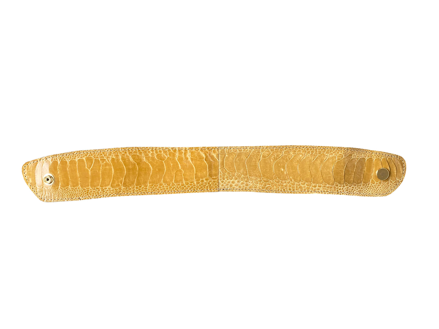 Deadstock Ostrich Leather Collar