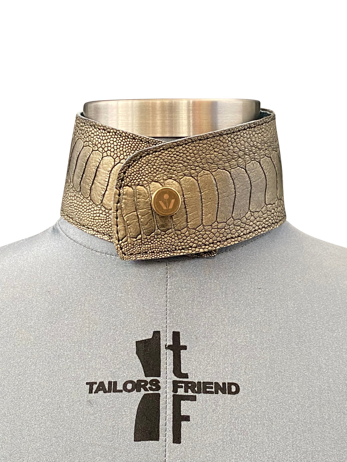 Deadstock Ostrich Leather Collar