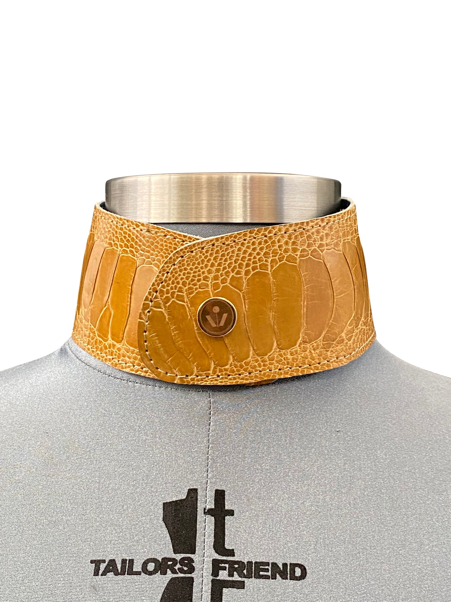 Deadstock Ostrich Leather Collar