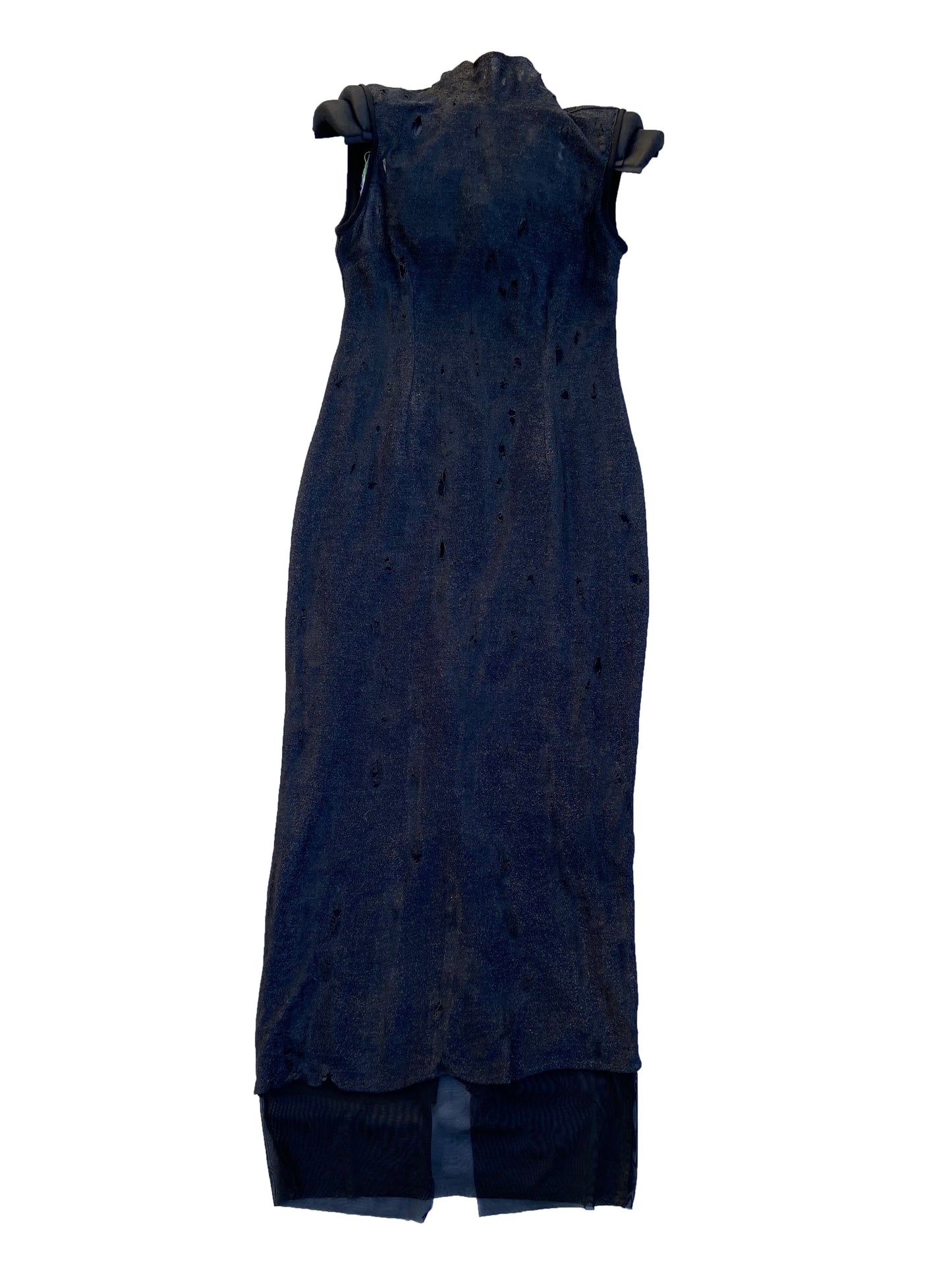 Poloneck Galaxy Trapeze Column Stretch Dress