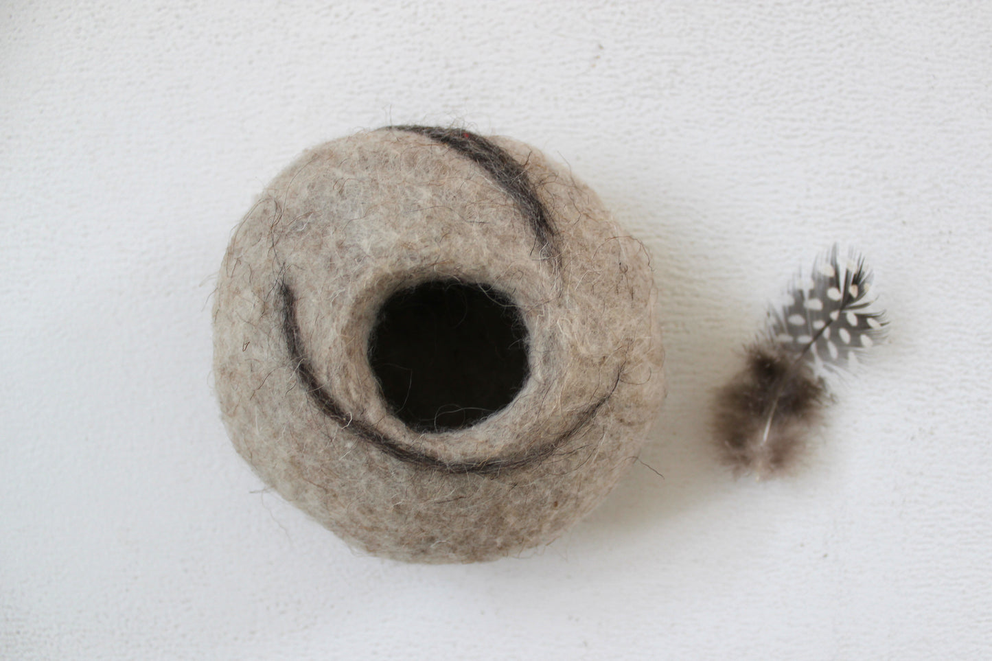 Guineafowl Pebble Vessel