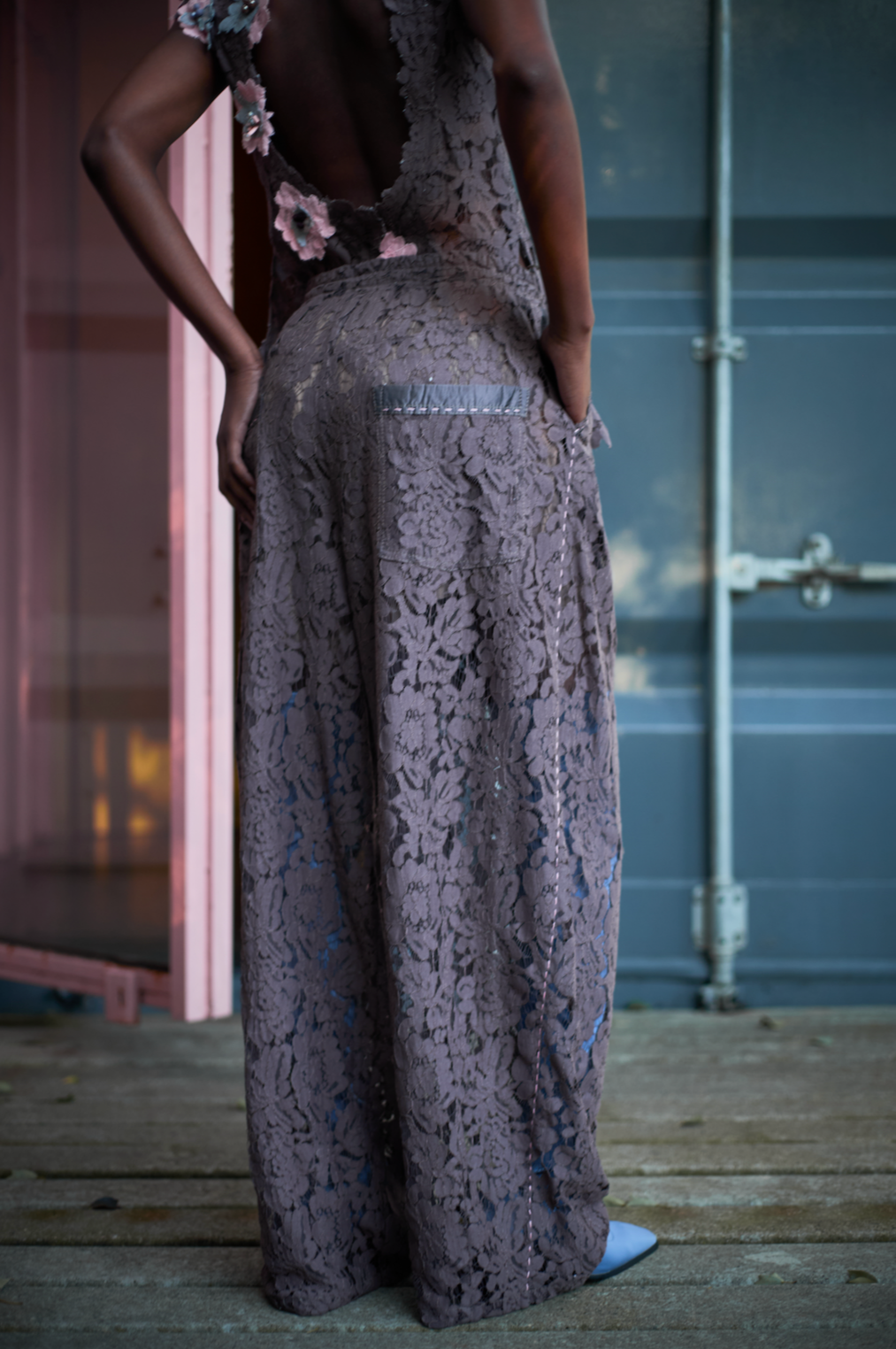 Echeveria Signature Pants in Lace