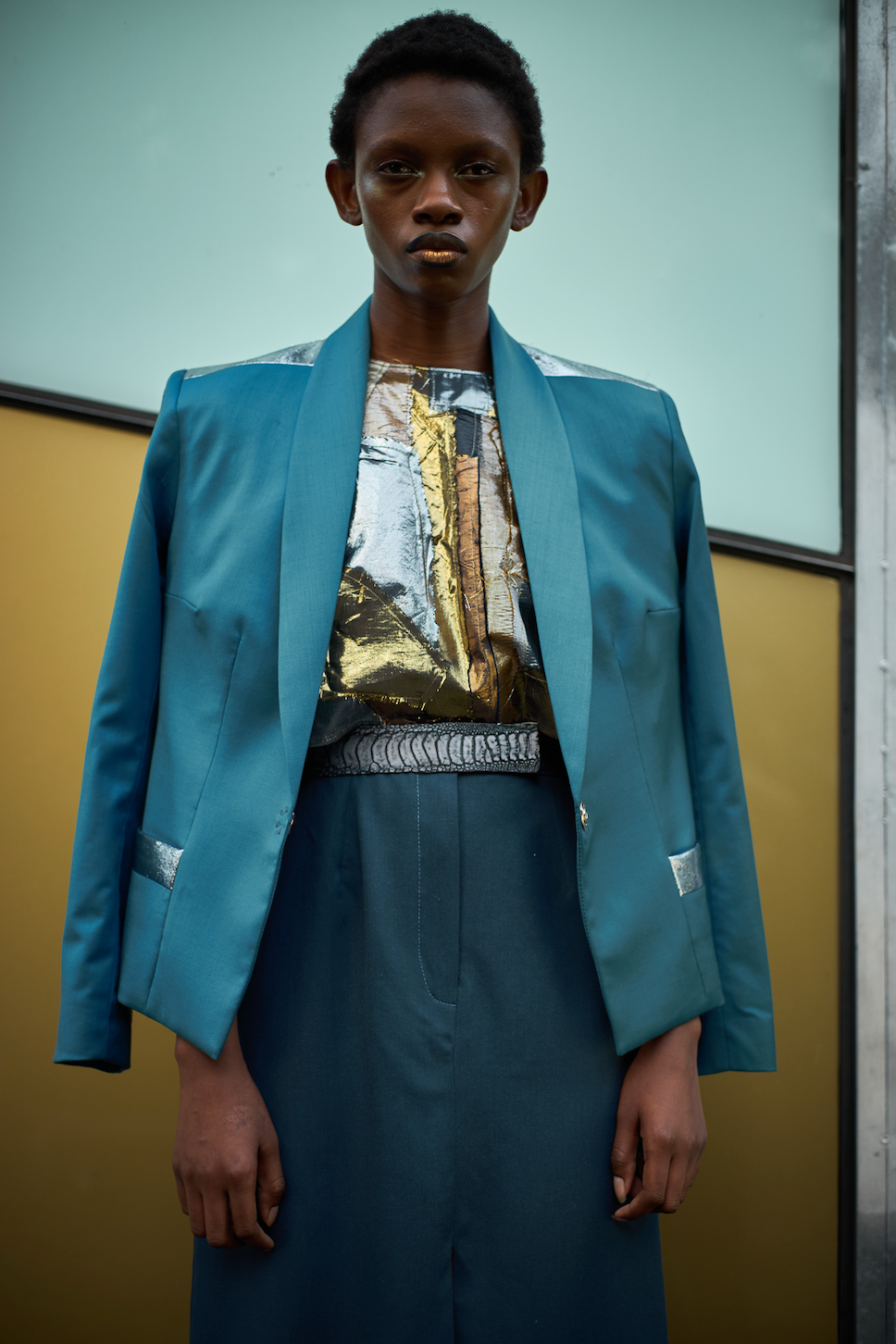 Topaz Petrol Blue Signature Jacket