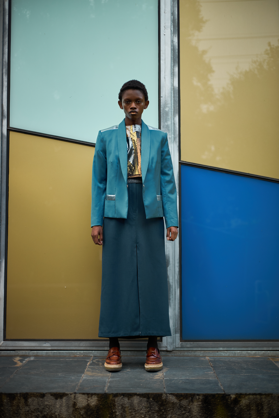 Topaz Petrol Blue Signature Jacket