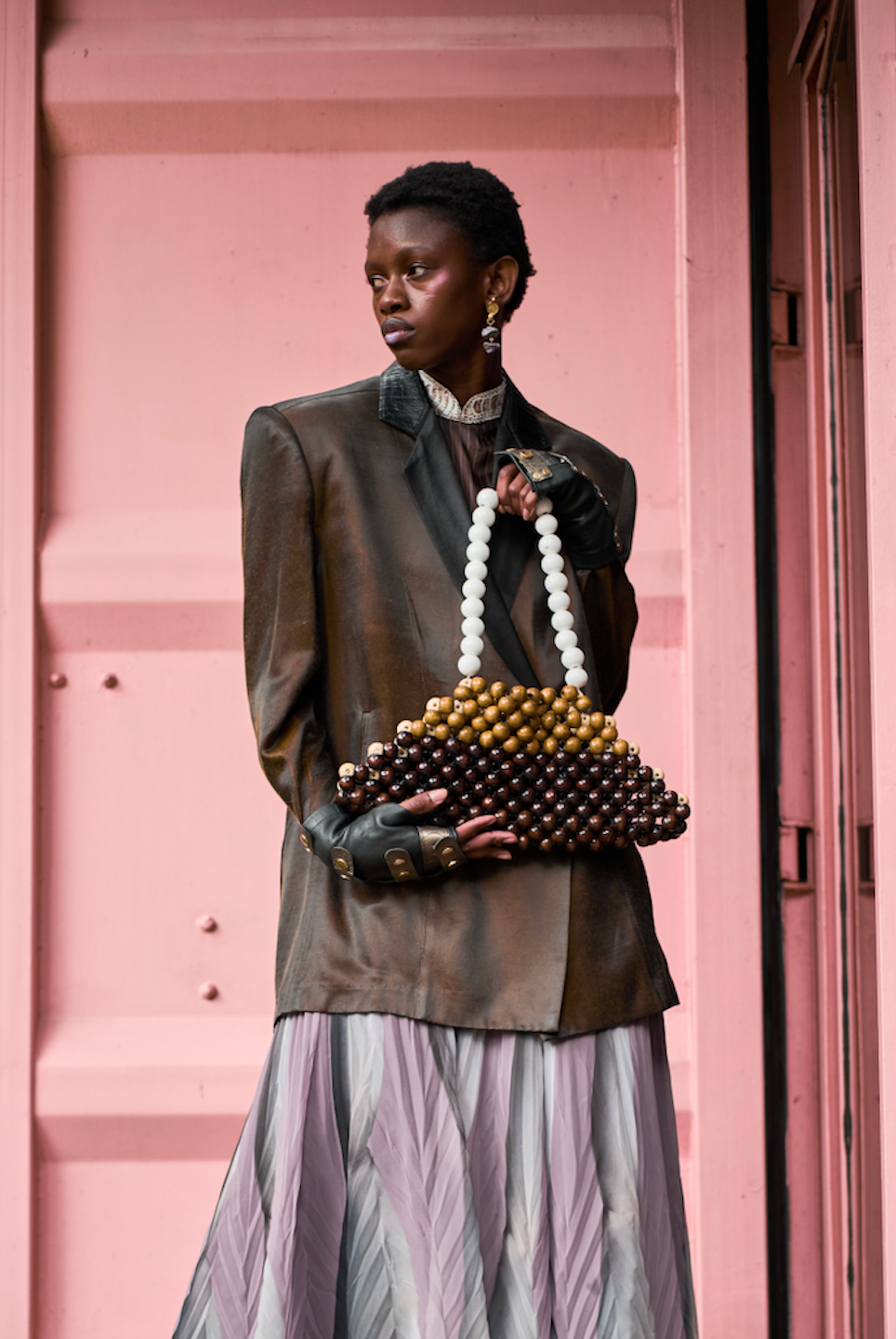 Liquorish Abacus Beaded Bag