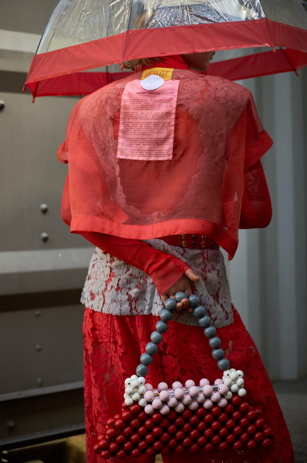 Cherry Bloom Silk Organza Popper T-Shirt