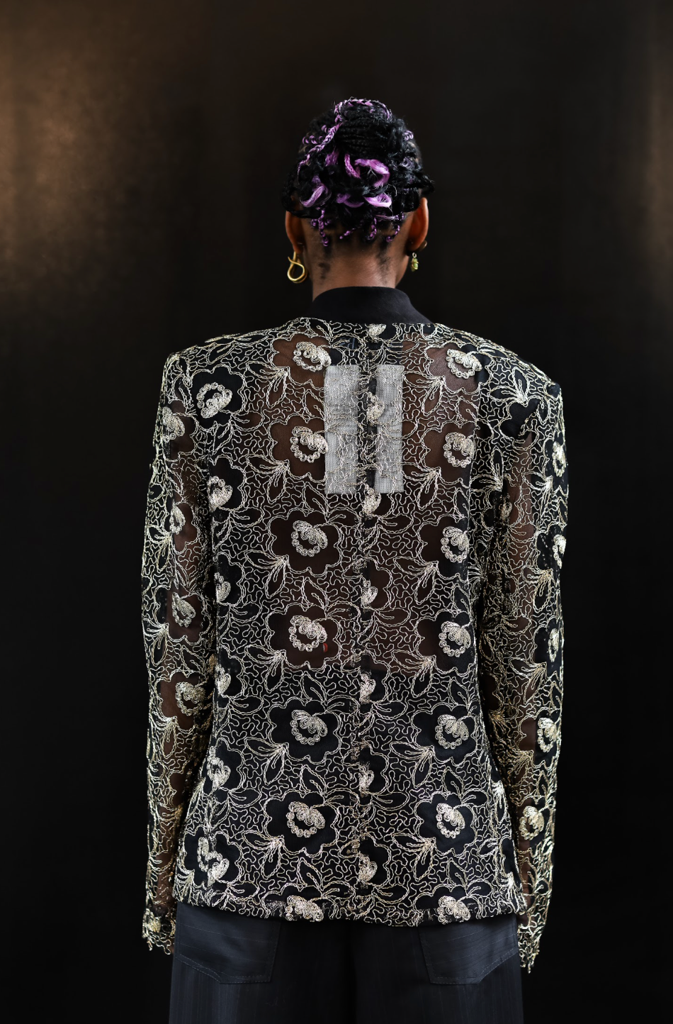 Guipure Lace Kimono Wrap Jacket