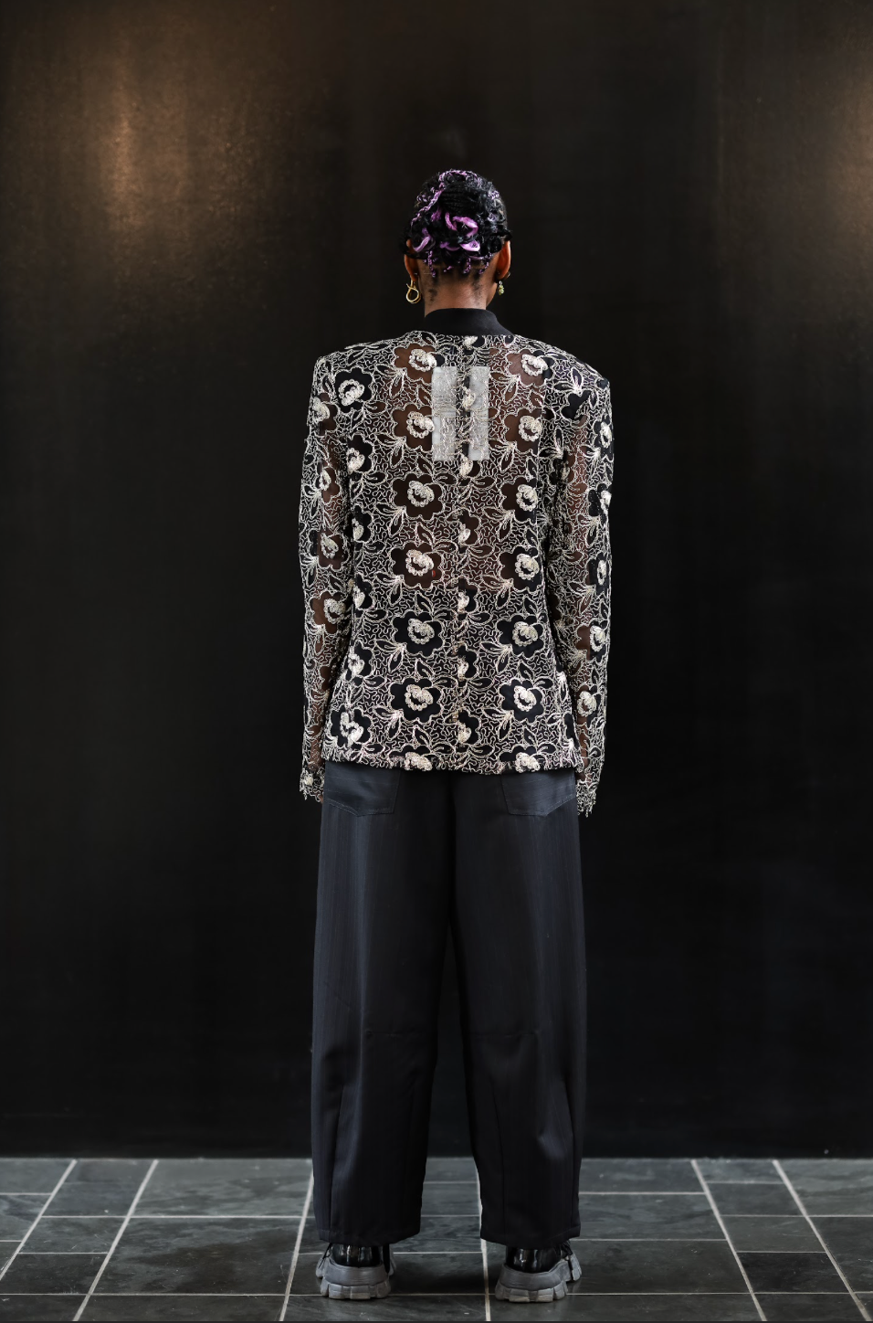 Guipure Lace Kimono Wrap Jacket