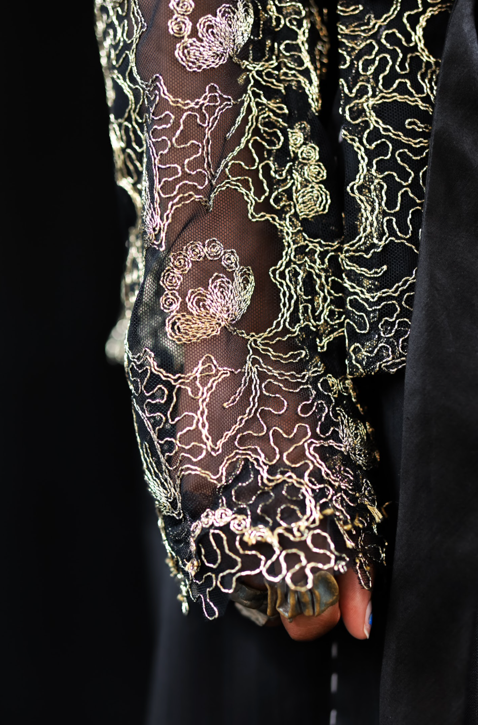 Guipure Lace Kimono Wrap Jacket