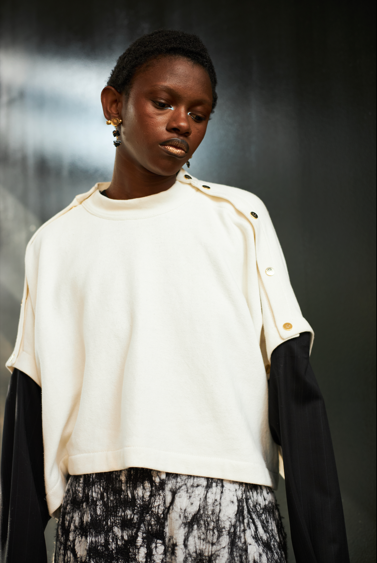 Monokrome Popper T-Shirt in Organic Hemp