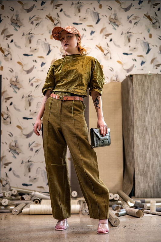 Heritage Linen Desert Palm Signature Pants