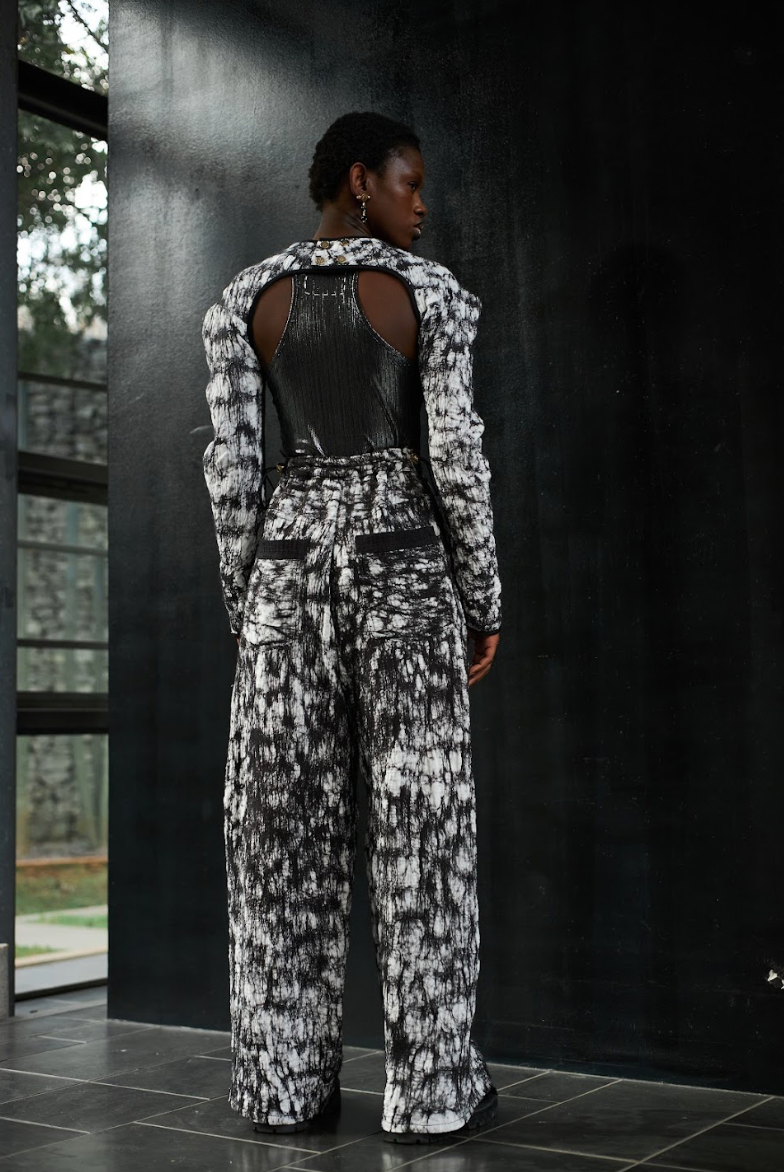 Rorschach Signature Pants in Merino Wool Felted on Muslin