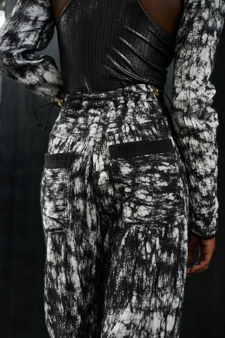 Rorschach Signature Pants in Merino Wool Felted on Muslin