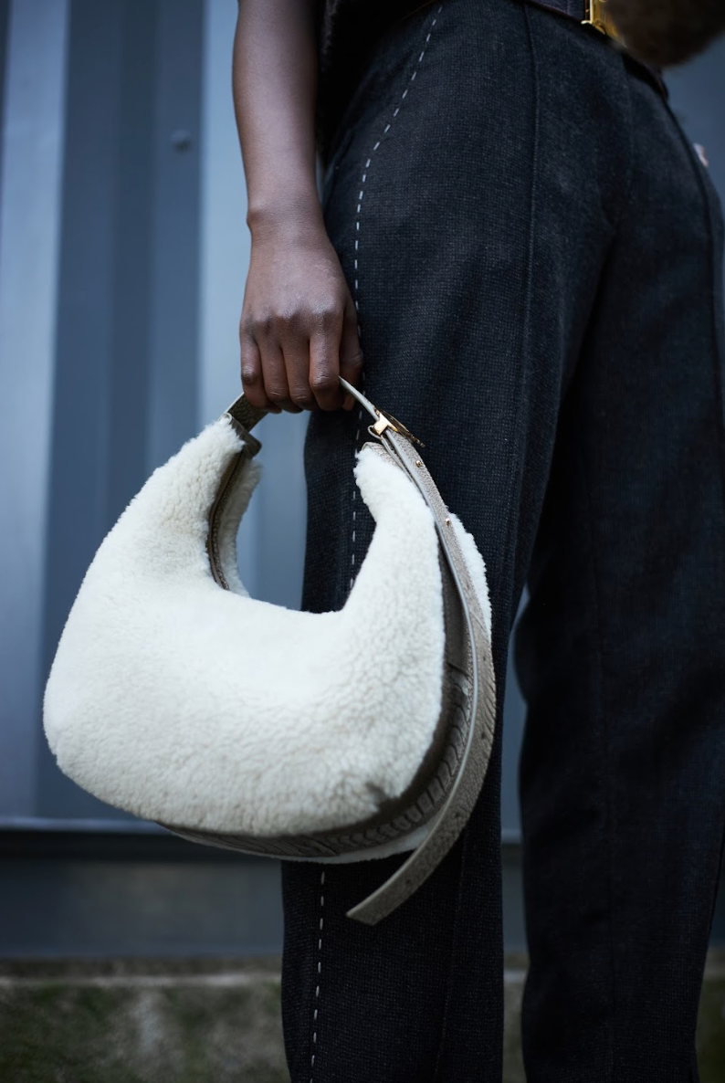 Aspen Bag in Shearling