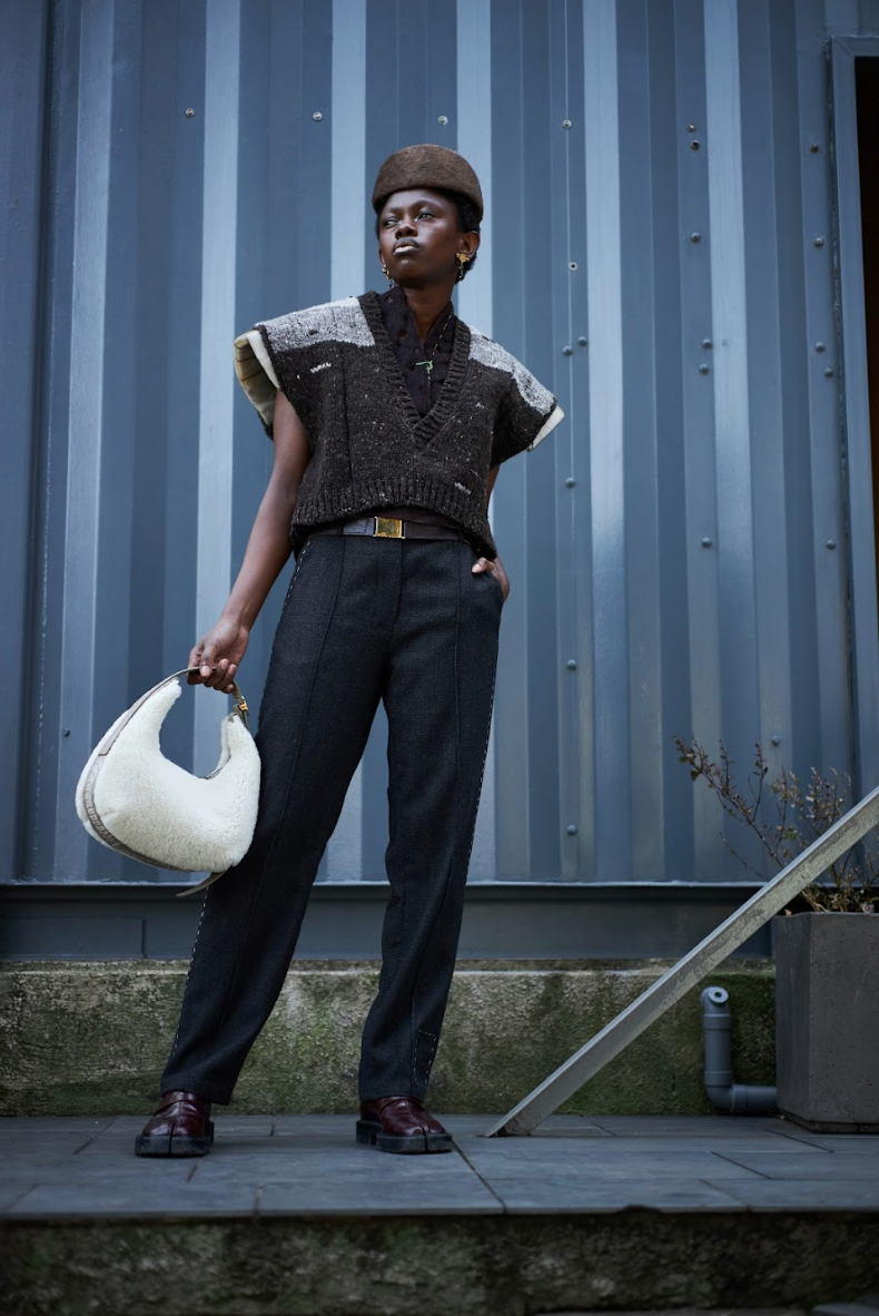 Aspen Bag in Shearling