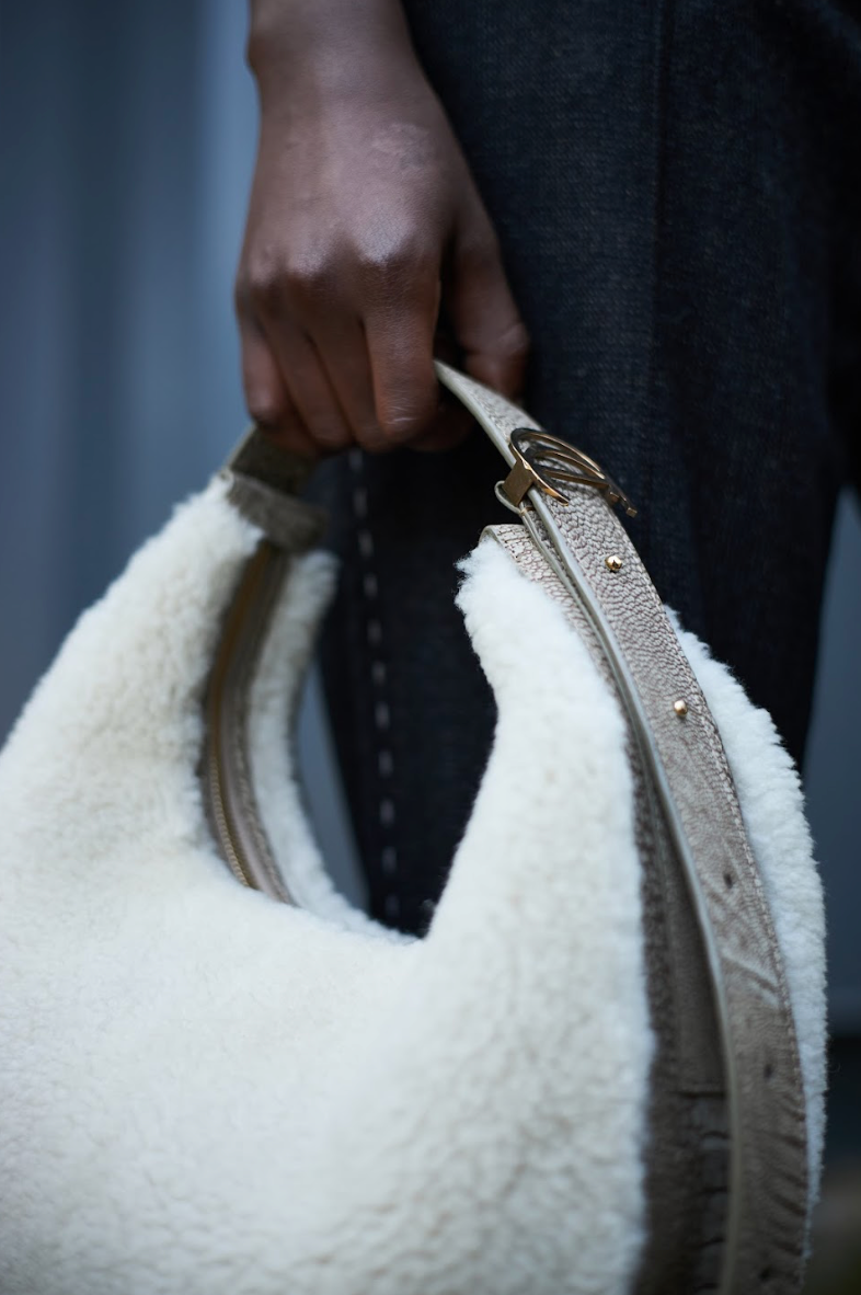 Aspen Bag in Shearling
