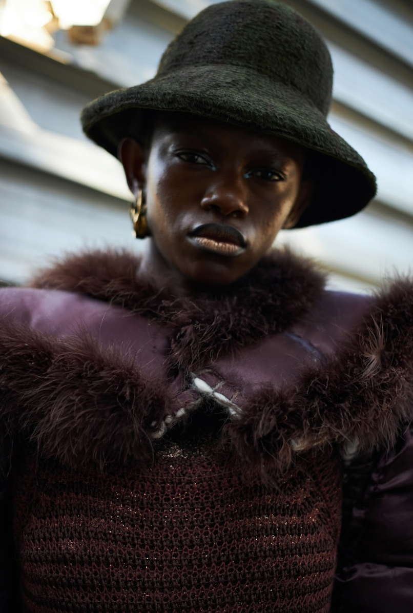 Olive Felted Wool Hat