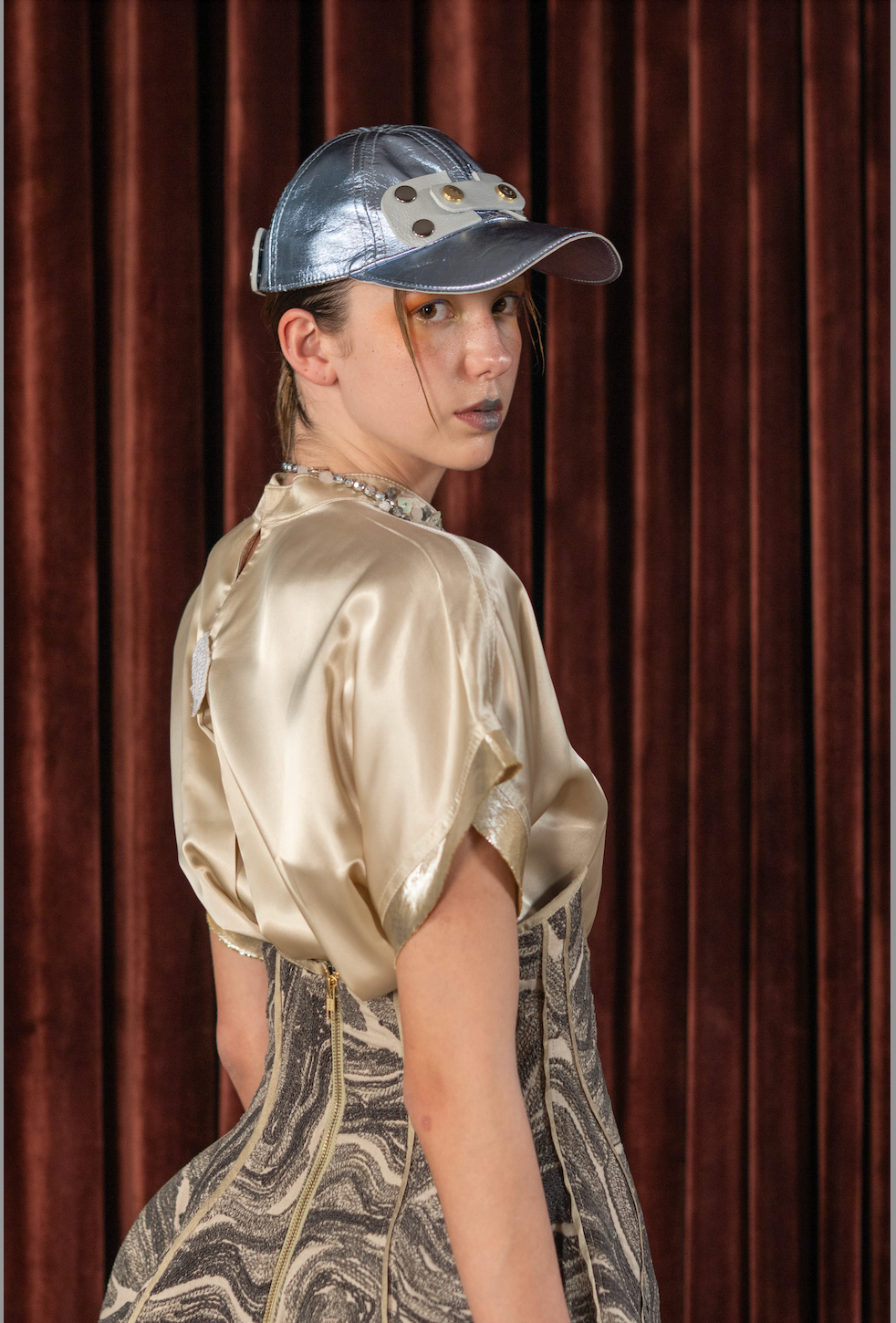 Lightning Leather Cap