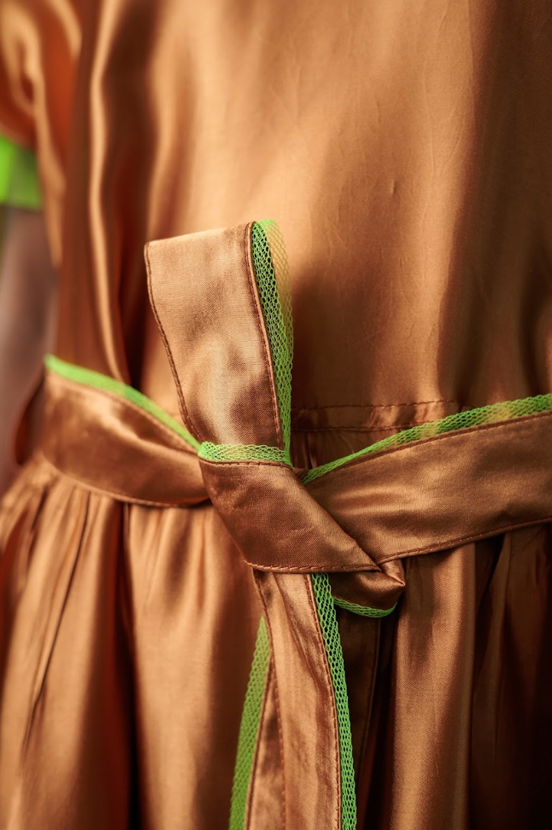 Viceroy Maxi Dress in Acetate Satin
