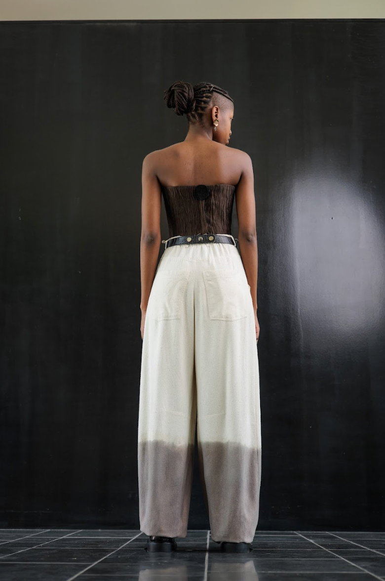 Brown Tree Bark Textured Signature Corset