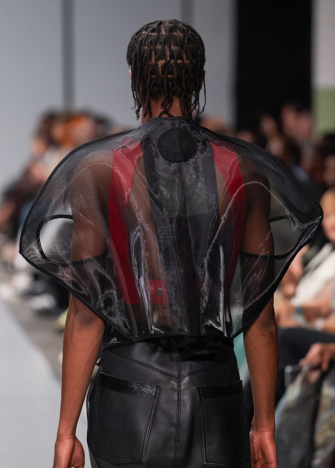 Nappa Leather Long Tube Skirt