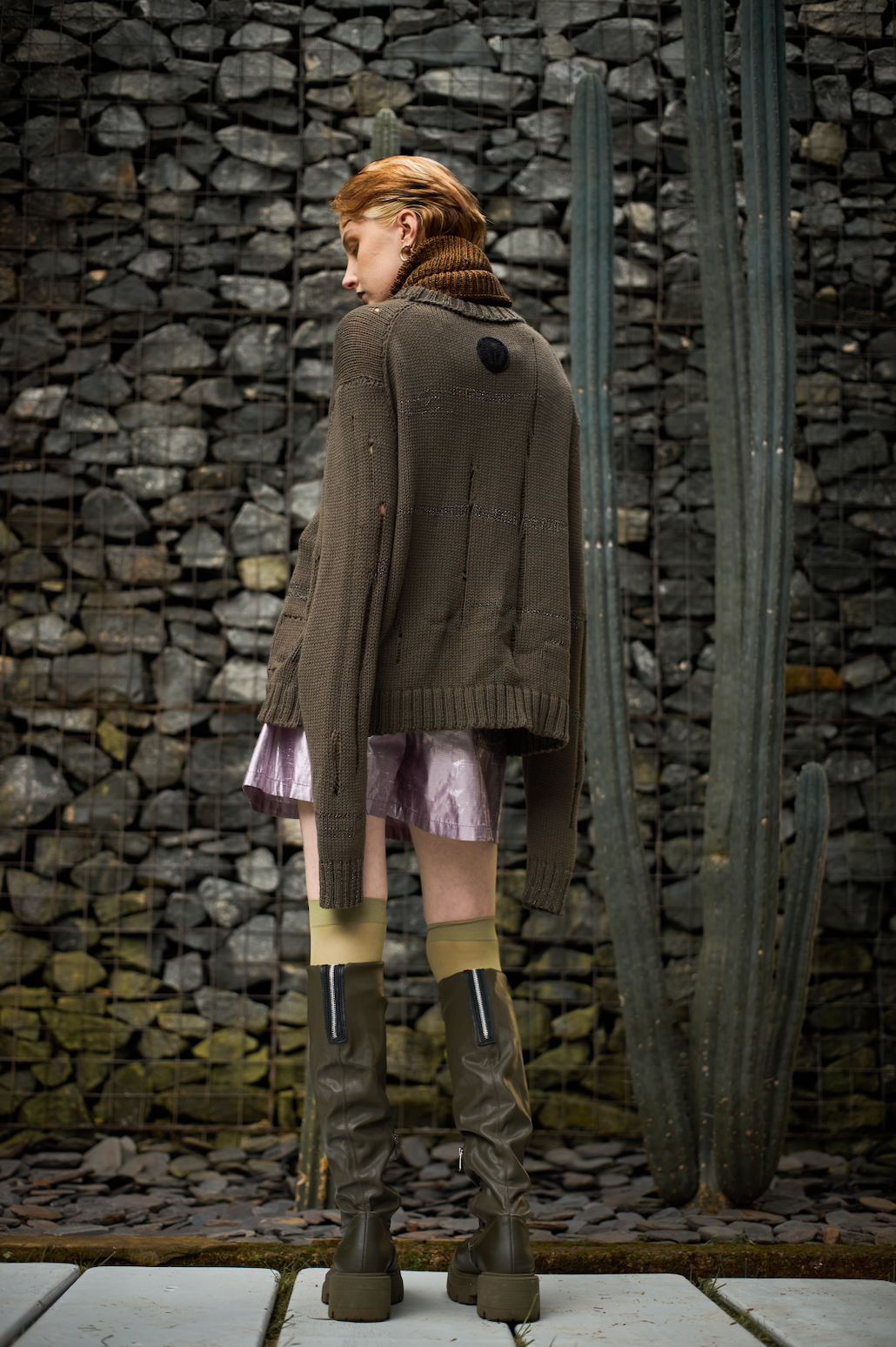 Artisanal 100% South African Merino Wool Glistering Knitted Jumper